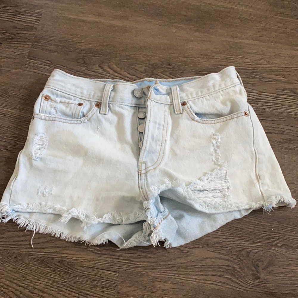 denim shorts